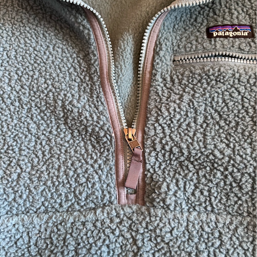 Patagonia Blue Teddy Jacket - Picture 3 of 8